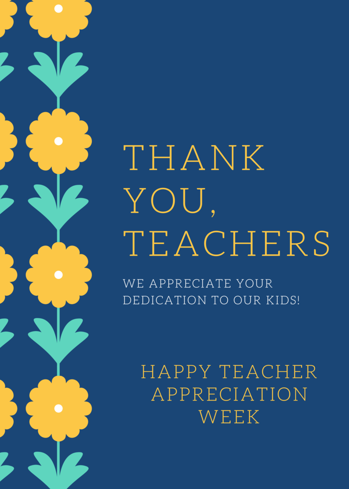 Teacher Appreciation Week McCallDonnelly School District