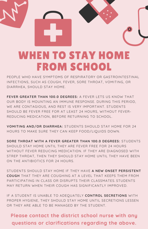 When to stay home from school PDF